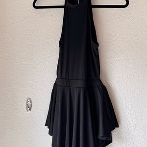 Black Sleeveless romper by FANCY